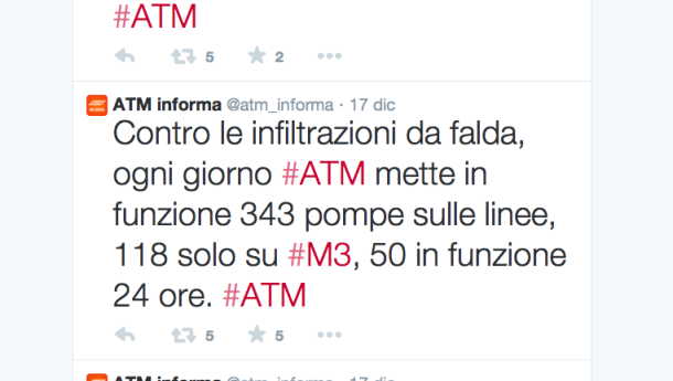 Immagine: Metro di Milano, la metropolitana che va a pompe idrovore