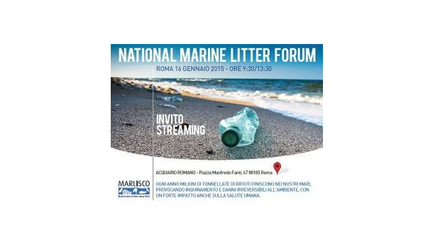 Immagine: A Roma il 16 gennaio il Forum Nazionale sui rifiuti marini con il progetto Marlisco