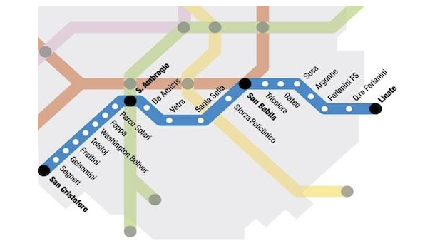 Immagine: Nuova metro M4, da lunedì 19 gennaio aprono i cantieri di Tricolore, Dateo, Susa e Argonne