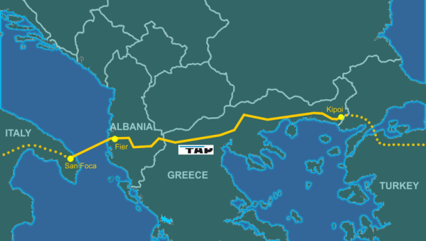Immagine: Puglia, gasdotto TAP: in Italia si attende Autorizzazione Unica. In Albania e Grecia si appalta