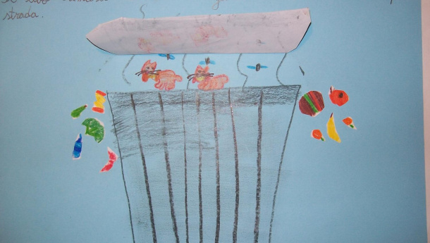 Immagine: Self-service per uccellini, alla Galvani con gli avanzi di pane, si può! #formichinesalvacibo