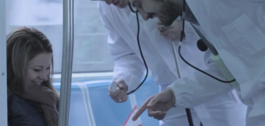 Medici a bordo del trenino Roma-Lido con Sbazzing Project