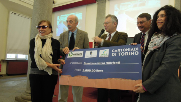Immagine: Cartoniadi di Torino, grande entusiasmo alla cerimonia di premiazione |Video e Fotogallery