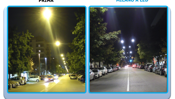 Immagine: Milano, sotto accusa i nuovi lampioni led: le periferie sono al buio, troppe luci in centro