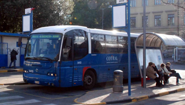 Immagine: Lazio, arriva la sperimentazione bus+treno per la tratta Roma-Rieti