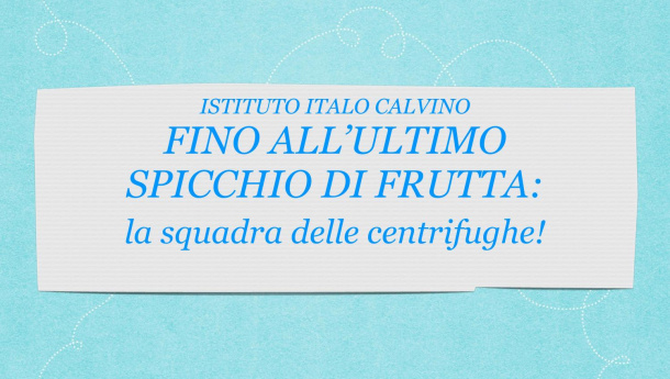 Immagine: #formichinesalvacibo ...a tutta centrifuga! (e non si spreca neanche la polpa)