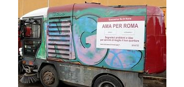 Roma, per il decoro arrivano 100 spazzatrici nei quartieri