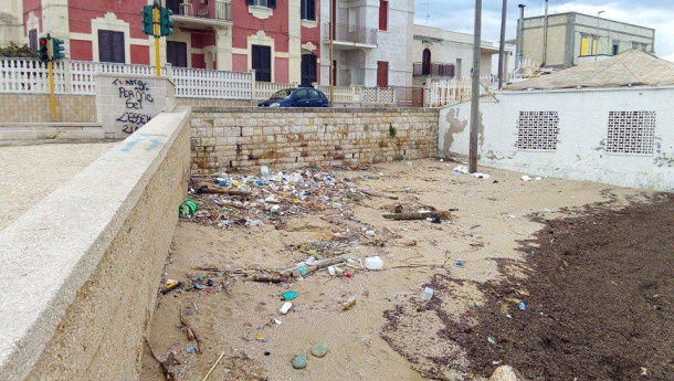 Immagine: Bari, «Ripuliamo la spiaggia del molo di Palese». Appuntamento sabato 11 ore 16.00