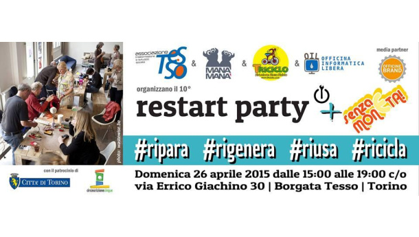 Immagine: Il 26 aprile torna a Torino il Restar Party  di Borgata Tesso