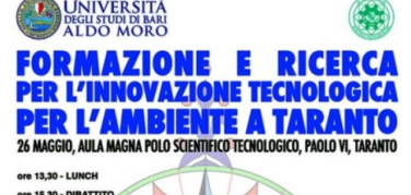 Taranto, ambiente. Dibattito sulla ricerca e l'innovazione tecnologica