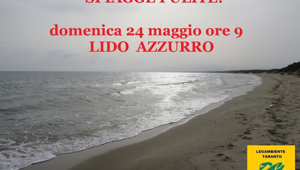 Immagine: Taranto. Spiagge pulite: Legambiente presenta i dati dell'indagine 