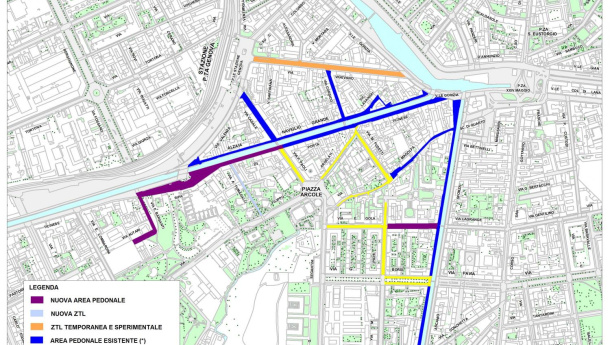 Immagine: La ZTL Navigli si allarga a via Vigevano
