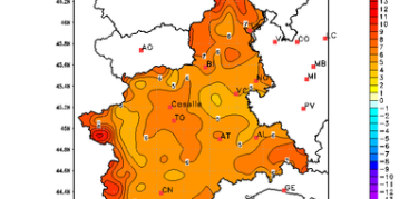 Piemonte, minime da record nell'ondata di calore della prima settimana di luglio