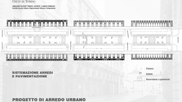 Immagine: Torino, definito il progetto degli arredi del tratto pedonale di Via Roma