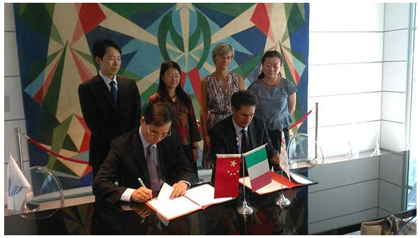 Immagine: Siglato l'accordo tra Italia e Cina per la fornitura di tecnologie per il monitoraggio di inquinanti atmosferici