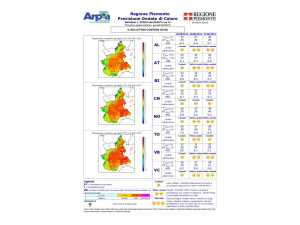 Arpa Piemonte: ondata di calore in arrivo, a Torino le massime raggiungeranno anche i 39-40°C