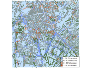 Gli alberi migliorano la dispersione dell'inquinamento nelle città