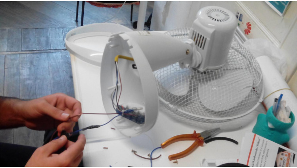 Immagine: Torino, il  ventilatore trovato da Eco dalle Città è stato riparato