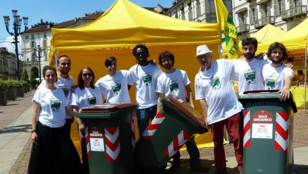 Immagine: Torino, le Sentinelle dei Rifiuti ad Ambiente Italia su Rai 3