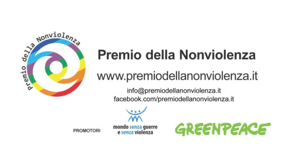 Immagine: Greenpeace e Mondo Senza Guerre e Senza Violenza insieme per il Premio Nazionale della Nonviolenza