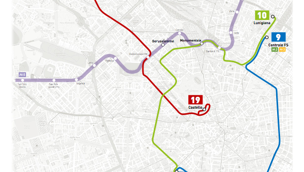 Immagine: Milano, sulla Cerchia dei Bastioni ovest arriva il nuovo tram 10