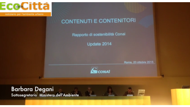 Immagine: Rapporto Sostenibilità CONAI, l'intervento integrale di Barbara Degani | Video