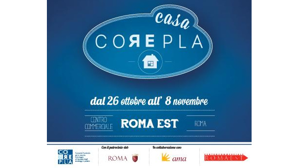 Immagine: Casa Corepla, a Roma Est fino all'8 novembre uno spazio per scoprire il recupero della plastica