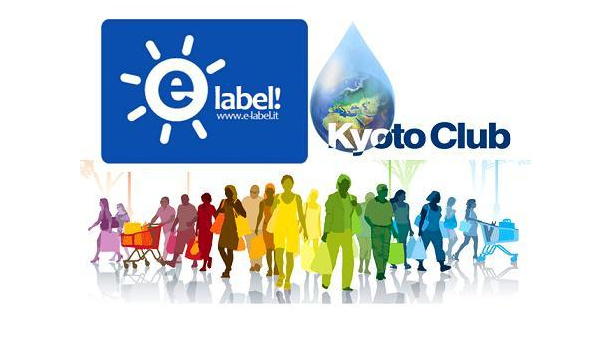 Immagine: eLabel! La multietichetta di Kyoto Club che certifica l’eccellenza e l’innovazione ambientale di prodotti e servizi