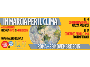 “In cammino verso la giustizia ambientale”, l'Arci si mobilita per la COP 21