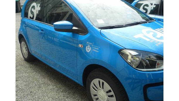 Immagine: Twist, il car sharing milanese delle Volkswagen Up! sospende il servizio