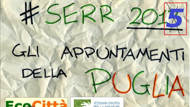 Immagine: #Serr2015 in Puglia. Ecco gli appuntamenti della settimana europea di riduzione dei rifiuti