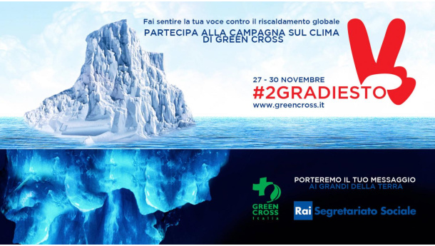 Immagine: #2GRADIESTO, la campagna di Green Cross Italia in difesa del clima