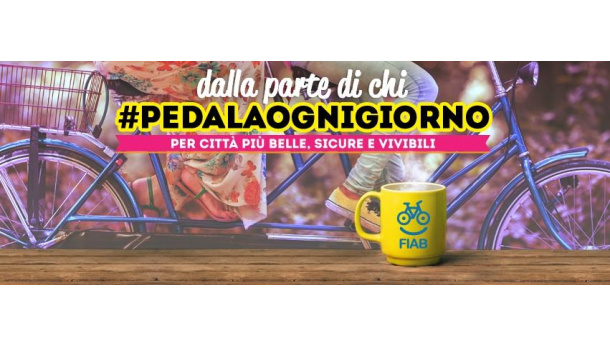 Immagine: Con chi #pedalaognigiorno. Al via il tesseramento 2016 di FIAB - Federazione Italiana Amici della Bicicletta