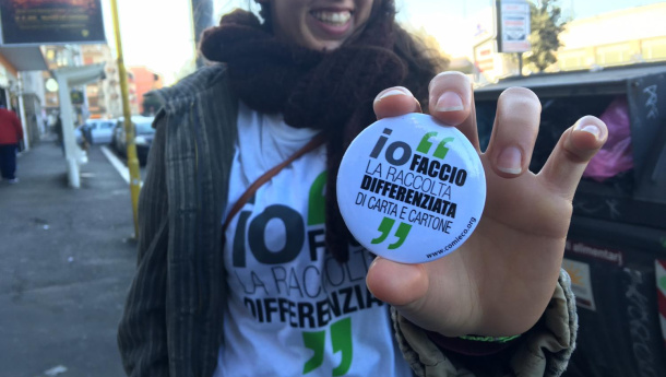 Immagine: Riciclando per il Clima: a Roma 100 scatole salvate e avviate a riciclo