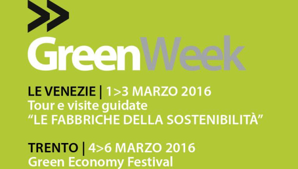 Immagine: Green Week 2016, al via la quinta edizione del festival della sostenibilità