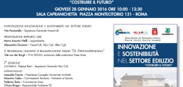 Innovazione e sostenibilità in edilizia 