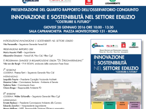 Innovazione e sostenibilità in edilizia 