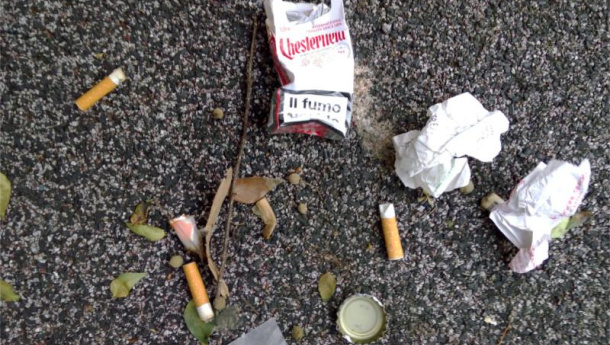 Immagine: Collegato ambientale, dal 2 febbraio scattano le multe per l'abbandono dei rifiuti di piccolissime dimensioni