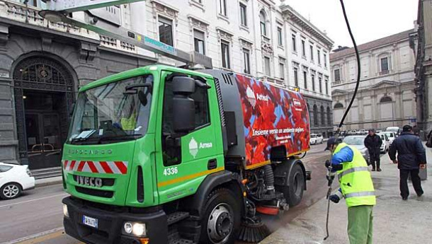 Immagine: Piano finanziario AMSA 2016 per la gestione rifiuti a Milano: anche il Consiglio lo approva