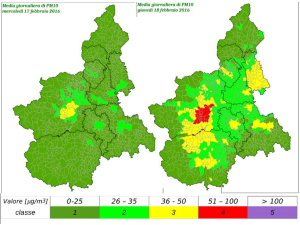 Torino, migliora la qualità dell'aria eccetto a San Valentino