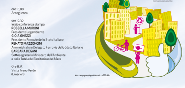 Legambiente, il Treno Verde 2016 porta in Italia le buone pratiche anti-smog