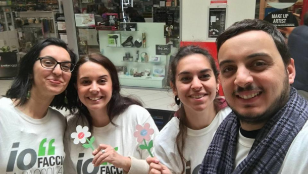 Immagine: Palermo, le Sentinelle dei Rifiuti al centro commerciale 