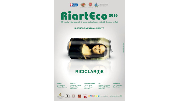 Immagine: Inizia da Torino il tour RiArtEco 2016: in mostra 50 opere realizzate con materiali di recupero
