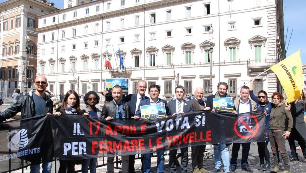 Immagine: Referendum Trivelle 17 aprile: sindaci dell’Associazione Comuni Virtuosi aderiscono alla staffetta promossa da Legambiente