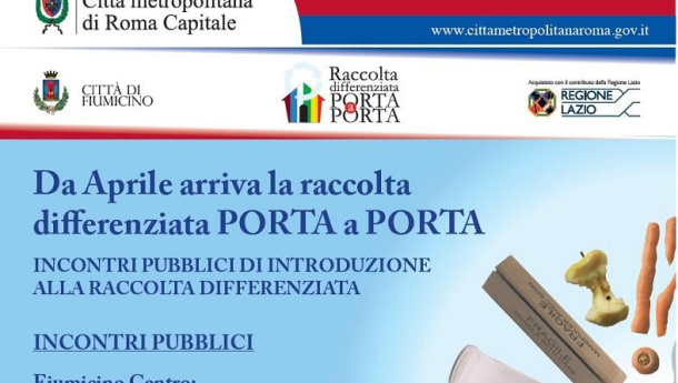 Immagine: Fiumicino: una tre giorni di informazione per la raccolta Porta a Porta