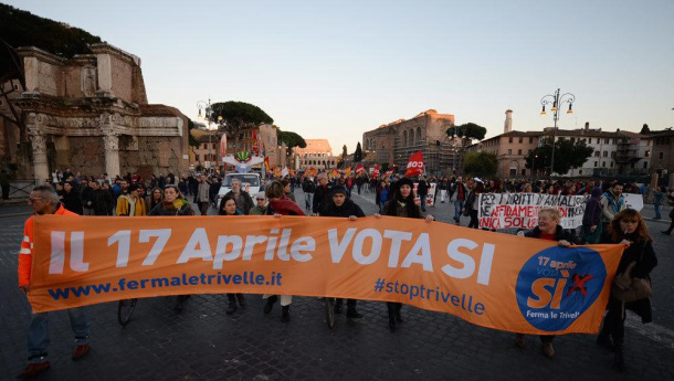 Immagine: Trivelle, venerdì 15 aprile flash mob a Roma per chiusura campagna referendaria