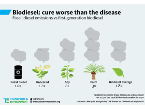 Biodiesel: “Peggio dei combustibili fossili”