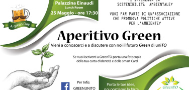 UniTo thinks green! Vieni a conoscerci e a discutere il futuro Green di UniTo