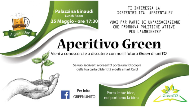 Immagine: UniTo thinks green! Vieni a conoscerci e a discutere il futuro Green di UniTo