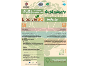 A Rutigliano quinta edizione di FestAmbiente, ospite speciale BiodiverSO